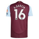 aston villa adidas home authentic shirt 2024-25 with a.garcía 16 printing Collection - Aston Villa Official Store