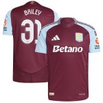 aston villa adidas home authentic shirt 2024-25 with bailey 31 cup printing Collection - Aston Villa Official Store