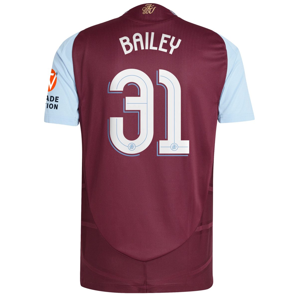 aston villa adidas home authentic shirt 2024-25 with bailey 31 cup printing Collection - Aston Villa Official Store