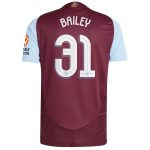 aston villa adidas home authentic shirt 2024-25 with bailey 31 cup printing Collection - Aston Villa Official Store