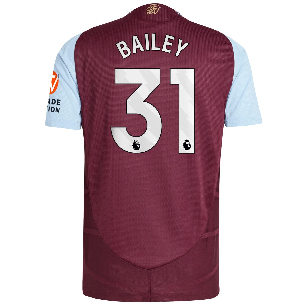aston villa adidas home authentic shirt 2024-25 with bailey 31 printing Collection - Aston Villa Official Store