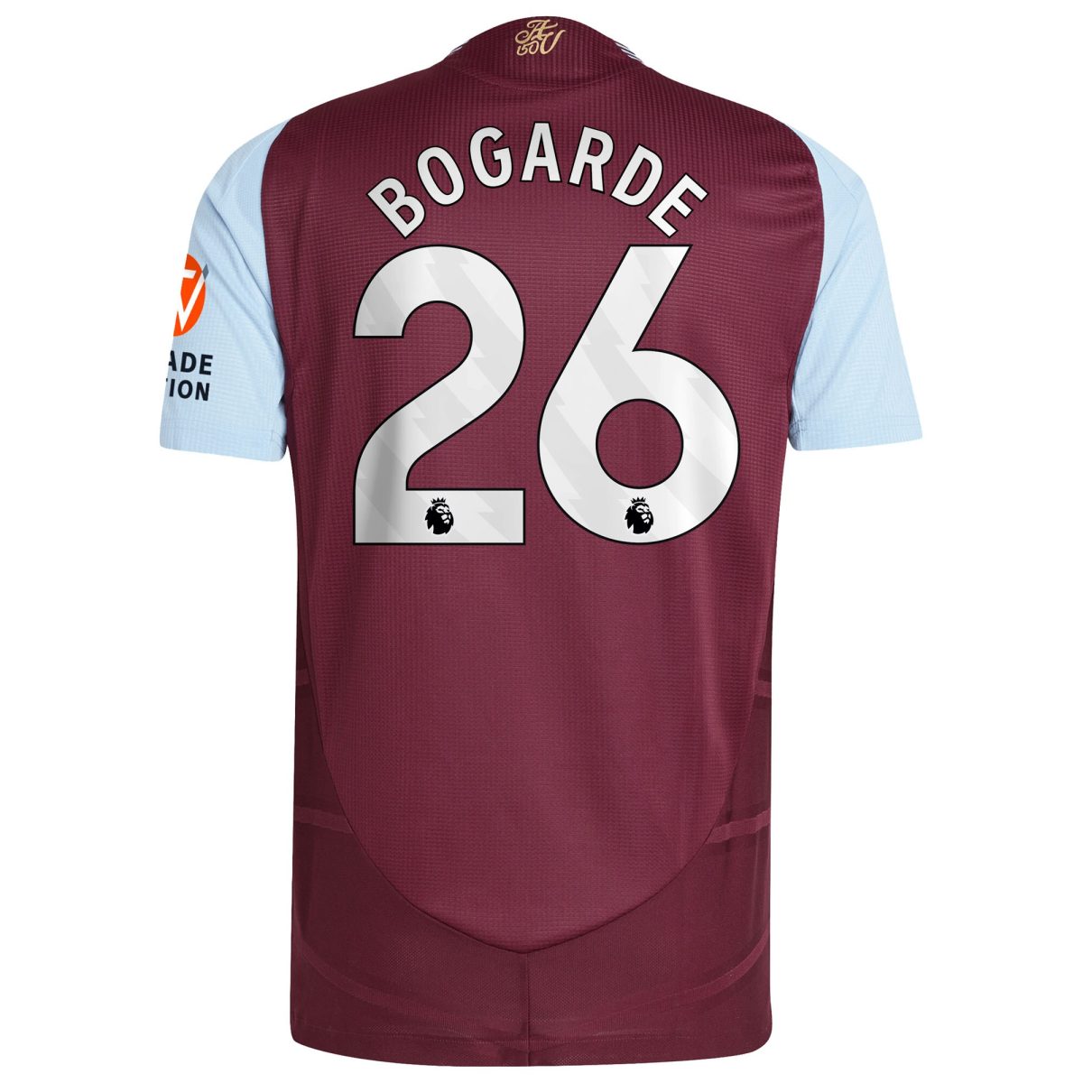 aston villa adidas home authentic shirt 2024-25 with bogarde 26 printing Collection - Aston Villa Official Store