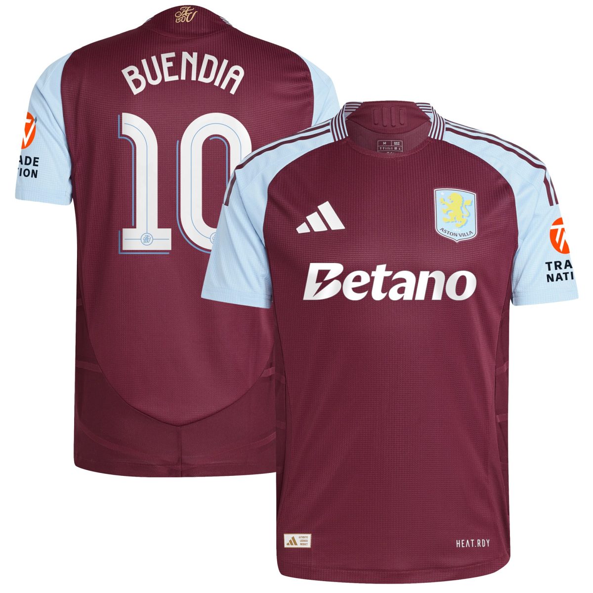 aston villa adidas home authentic shirt 2024-25 with buendia 10 cup printing Collection - Aston Villa Official Store