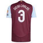 aston villa adidas home authentic shirt 2024-25 with diego carlos 3 cup printing Collection - Aston Villa Official Store