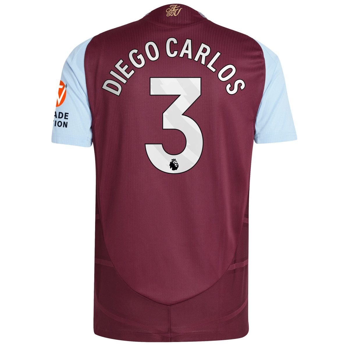 aston villa adidas home authentic shirt 2024-25 with diego carlos 3 printing Collection - Aston Villa Official Store
