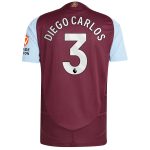 aston villa adidas home authentic shirt 2024-25 with diego carlos 3 printing Collection - Aston Villa Official Store