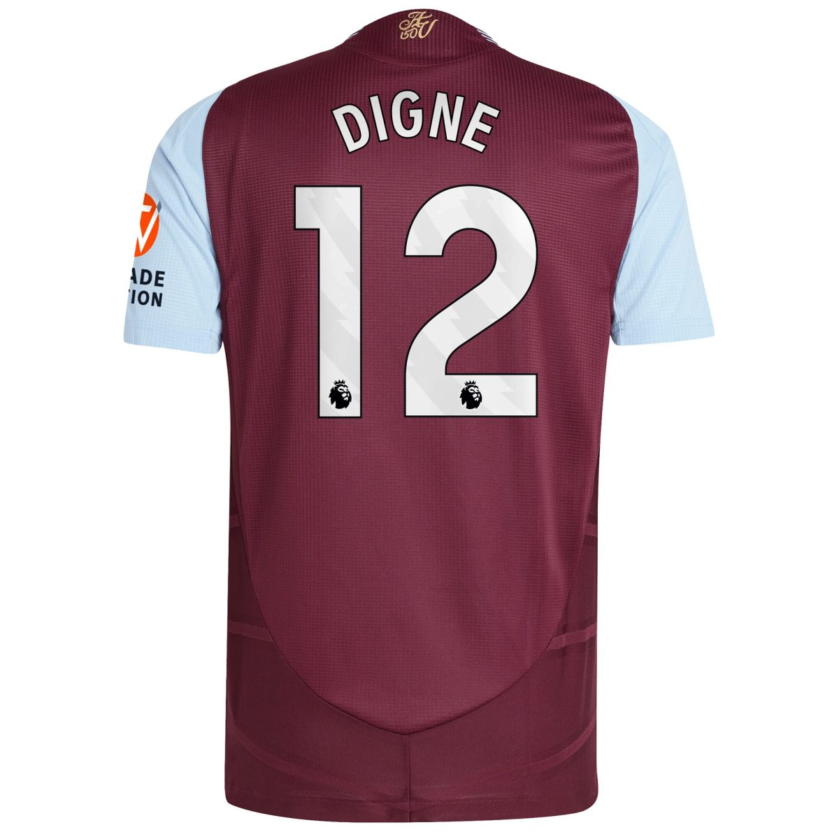 aston villa adidas home authentic shirt 2024-25 with digne 12 printing Collection - Aston Villa Official Store