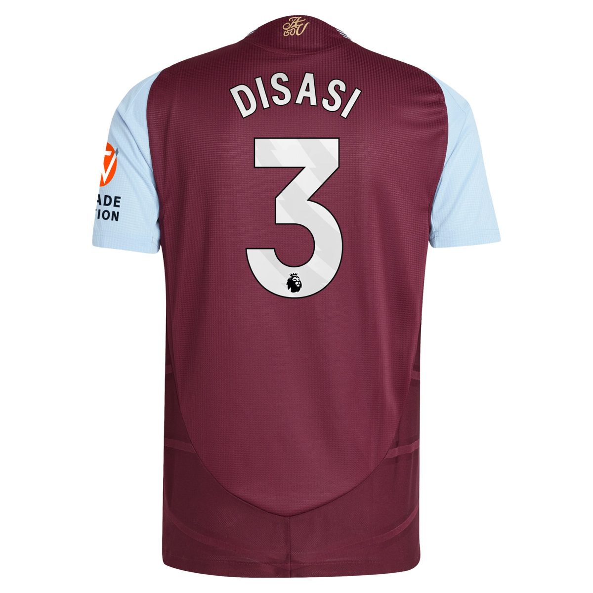 aston villa adidas home authentic shirt 2024-25 with disasi 3 printing Collection - Aston Villa Official Store
