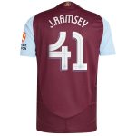 aston villa adidas home authentic shirt 2024-25 with j. ramsey 41 cup printing Collection - Aston Villa Official Store