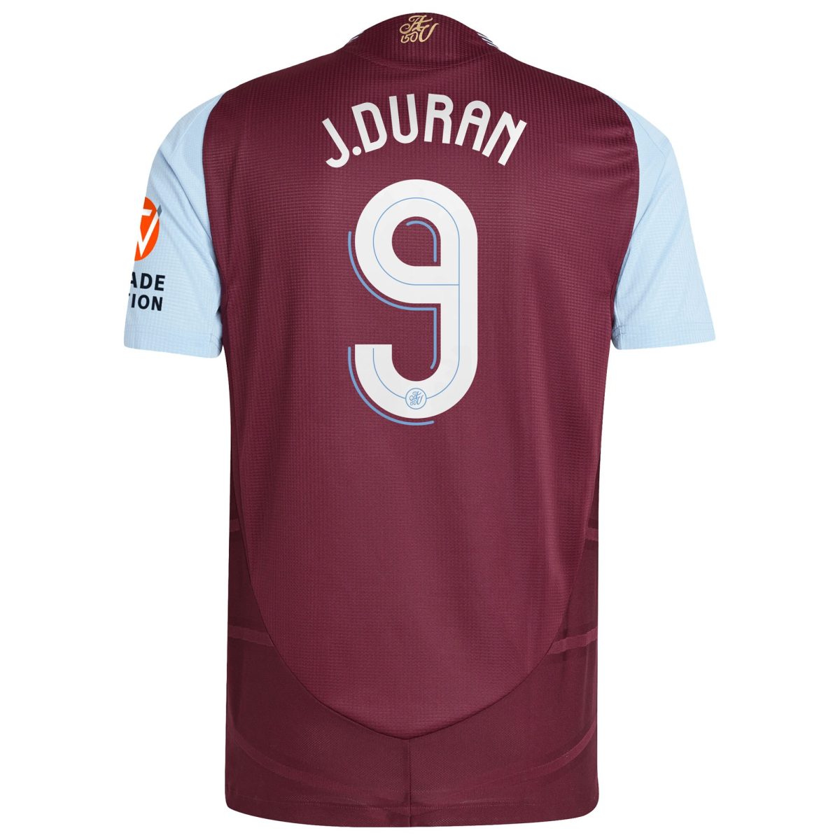 aston villa adidas home authentic shirt 2024-25 with j.duran 9 cup printing Collection - Aston Villa Official Store