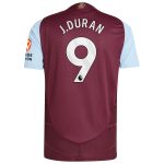 aston villa adidas home authentic shirt 2024-25 with j.duran 9 printing Collection - Aston Villa Official Store