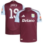 aston villa adidas home authentic shirt 2024-25 with jaden 19 cup printing Collection - Aston Villa Official Store