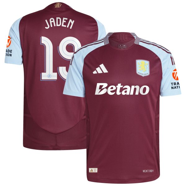 aston villa adidas home authentic shirt 2024-25 with jaden 19 cup printing Collection - Aston Villa Official Store