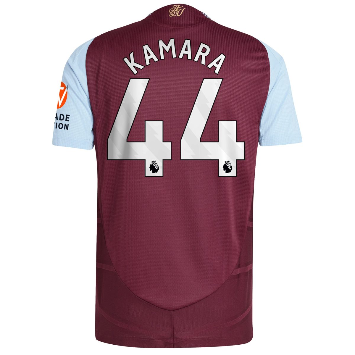 aston villa adidas home authentic shirt 2024-25 with kamara 44 printing Collection - Aston Villa Official Store