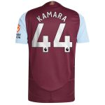 aston villa adidas home authentic shirt 2024-25 with kamara 44 printing Collection - Aston Villa Official Store
