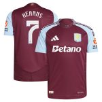 aston villa adidas home authentic shirt 2024-25 with kearns 7 cup printing Collection - Aston Villa Official Store