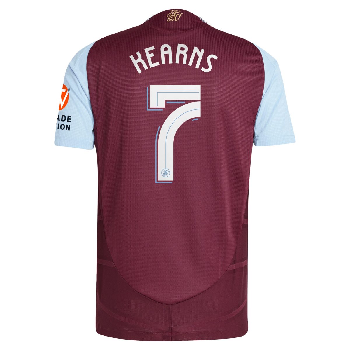 aston villa adidas home authentic shirt 2024-25 with kearns 7 cup printing Collection - Aston Villa Official Store