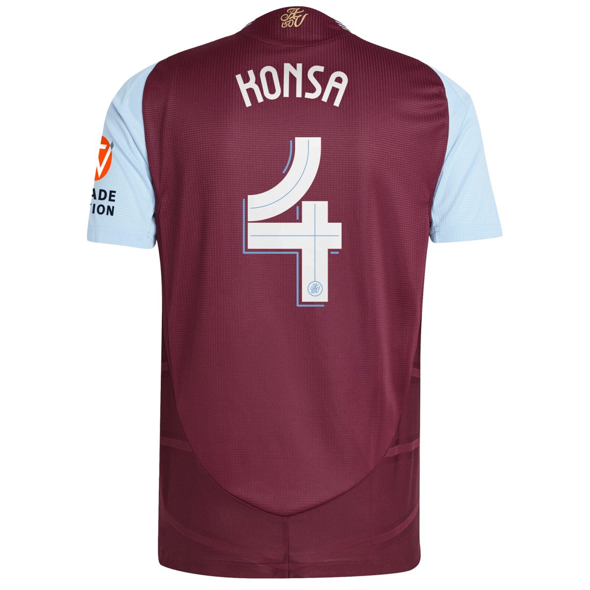 aston villa adidas home authentic shirt 2024-25 with konsa 4 cup printing Collection - Aston Villa Official Store