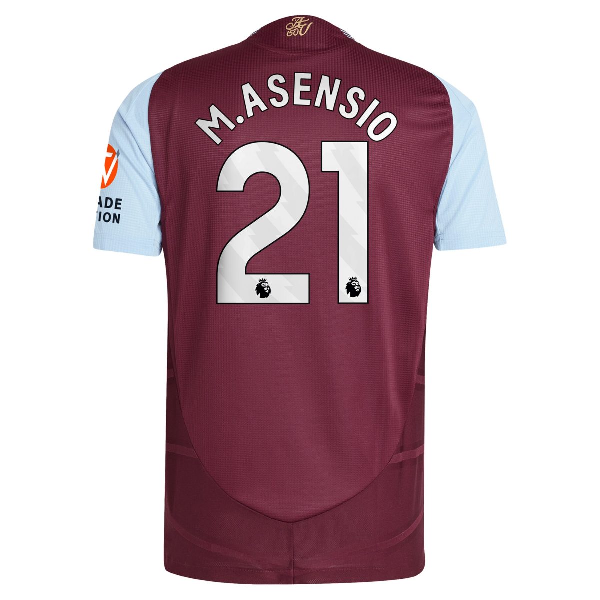 aston villa adidas home authentic shirt 2024-25 with m.asensio 21 printing Collection - Aston Villa Official Store