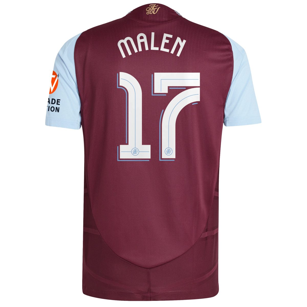 aston villa adidas home authentic shirt 2024-25 with malen 17 cup printing Collection - Aston Villa Official Store