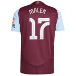aston villa adidas home authentic shirt 2024-25 with malen 17 cup printing Collection - Aston Villa Official Store