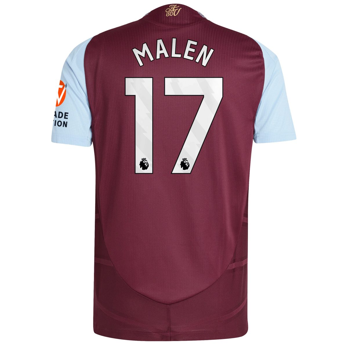aston villa adidas home authentic shirt 2024-25 with malen 17 printing Collection - Aston Villa Official Store