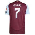 aston villa adidas home authentic shirt 2024-25 with mcginn 7 cup printing Collection - Aston Villa Official Store