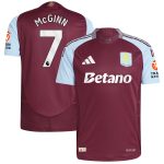 aston villa adidas home authentic shirt 2024-25 with mcginn 7 printing Collection - Aston Villa Official Store