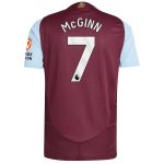 aston villa adidas home authentic shirt 2024-25 with mcginn 7 printing Collection - Aston Villa Official Store