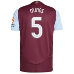 aston villa adidas home authentic shirt 2024-25 with mings 5 cup printing Collection - Aston Villa Official Store