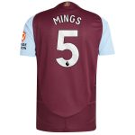 aston villa adidas home authentic shirt 2024-25 with mings 5 printing Collection - Aston Villa Official Store