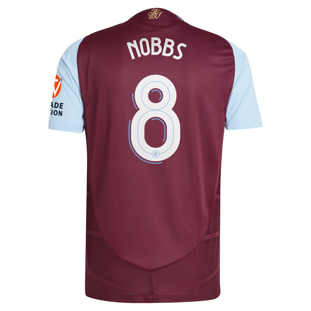 aston villa adidas home authentic shirt 2024-25 with nobbs 8 cup printing Collection - Aston Villa Official Store