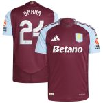 aston villa adidas home authentic shirt 2024-25 with onana 24 cup printing Collection - Aston Villa Official Store