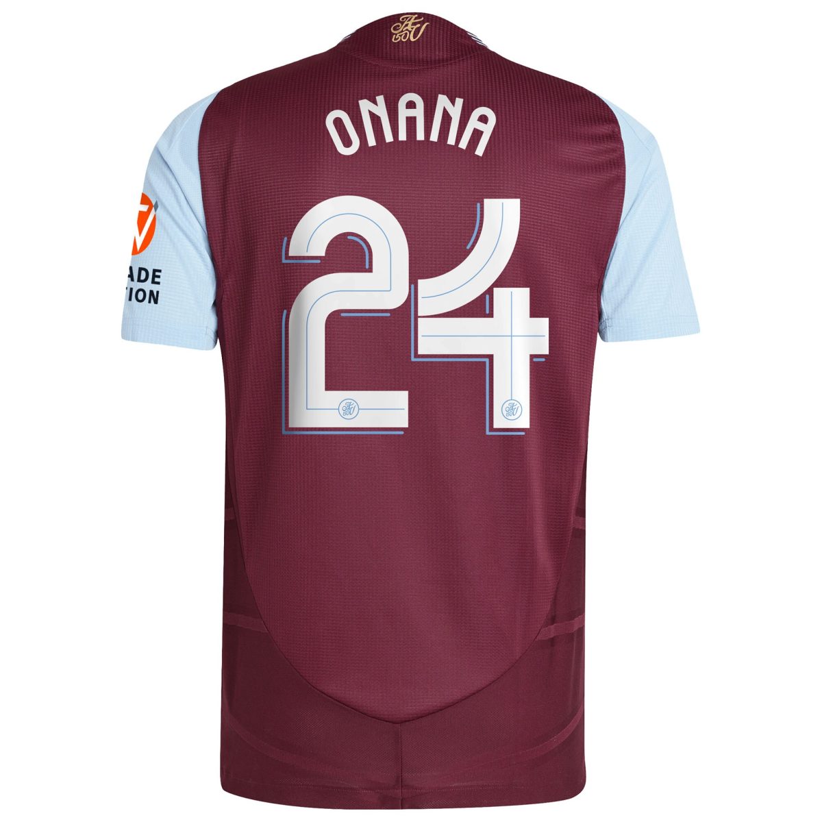 aston villa adidas home authentic shirt 2024-25 with onana 24 cup printing Collection - Aston Villa Official Store