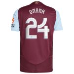 aston villa adidas home authentic shirt 2024-25 with onana 24 cup printing Collection - Aston Villa Official Store