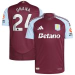 aston villa adidas home authentic shirt 2024-25 with onana 24 printing Collection - Aston Villa Official Store