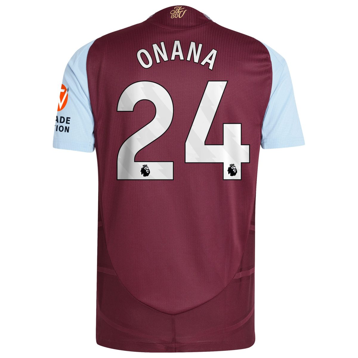 aston villa adidas home authentic shirt 2024-25 with onana 24 printing Collection - Aston Villa Official Store