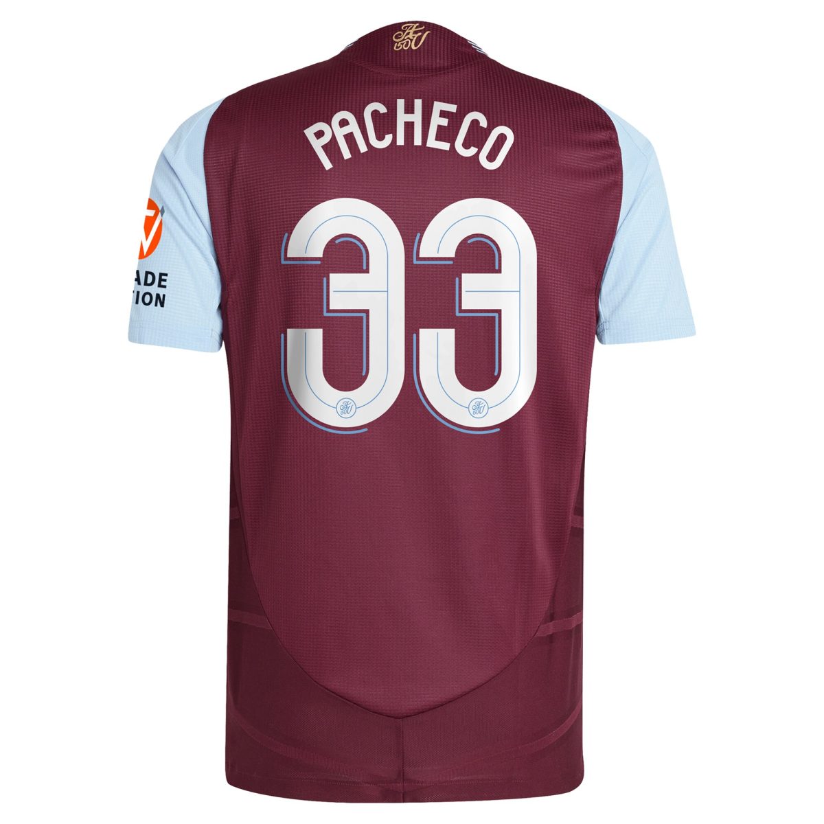 aston villa adidas home authentic shirt 2024-25 with pacheco 33 cup printing Collection - Aston Villa Official Store