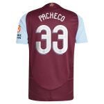 aston villa adidas home authentic shirt 2024-25 with pacheco 33 cup printing Collection - Aston Villa Official Store