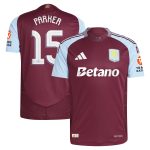 aston villa adidas home authentic shirt 2024-25 with parker 15 cup printing Collection - Aston Villa Official Store