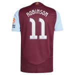 aston villa adidas home authentic shirt 2024-25 with robinson 11 cup printing Collection - Aston Villa Official Store