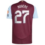 aston villa adidas home authentic shirt 2024-25 with rogers 27 cup printing Collection - Aston Villa Official Store
