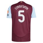 aston villa adidas home authentic shirt 2024-25 with staniforth 5 cup printing Collection - Aston Villa Official Store