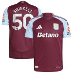 aston villa adidas home authentic shirt 2024-25 with swinkels 50 printing Collection - Aston Villa Official Store