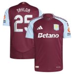 aston villa adidas home authentic shirt 2024-25 with taylor 25 cup printing Collection - Aston Villa Official Store