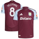 aston villa adidas home authentic shirt 2024-25 with tielemans 8 cup printing Collection - Aston Villa Official Store