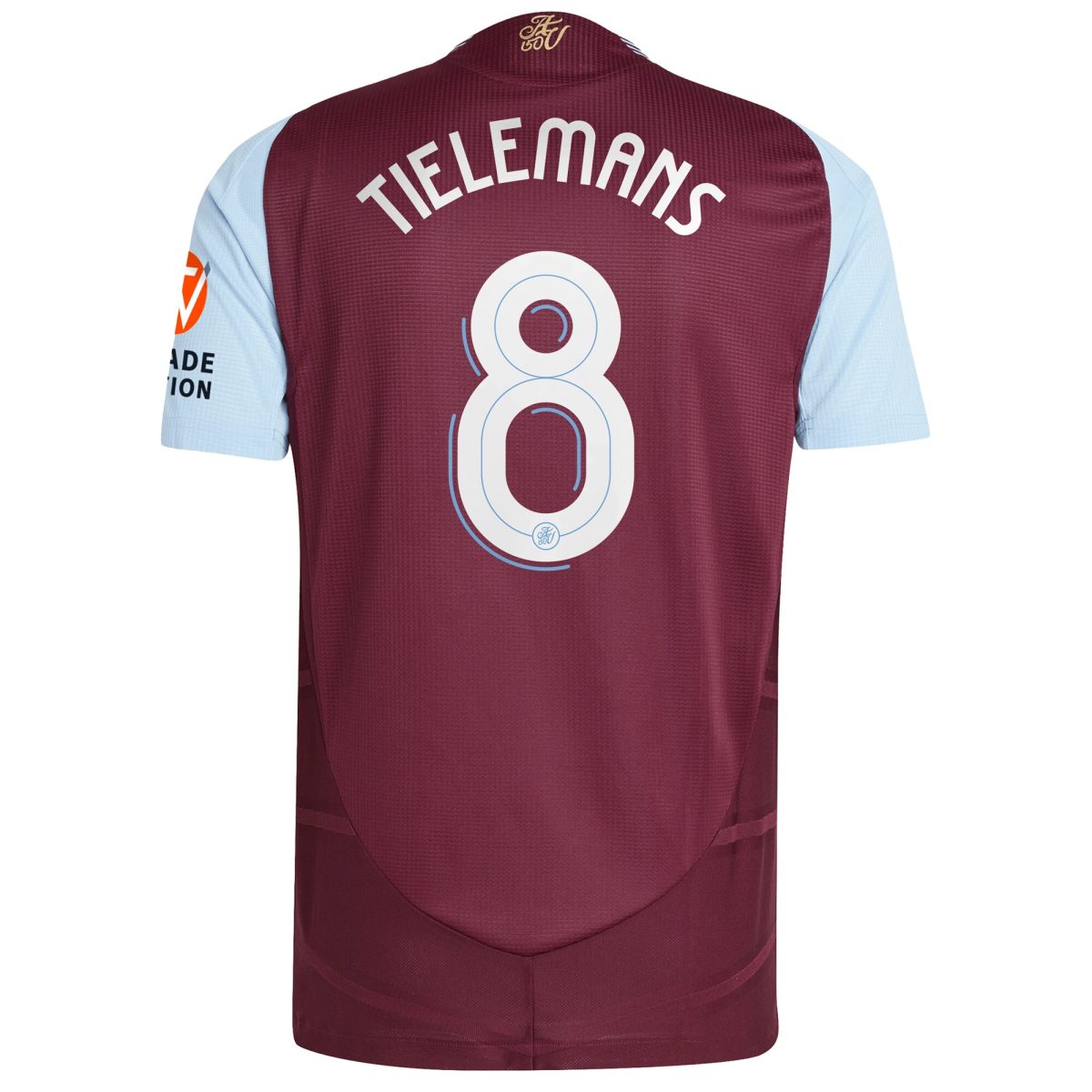 aston villa adidas home authentic shirt 2024-25 with tielemans 8 cup printing Collection - Aston Villa Official Store
