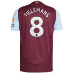 aston villa adidas home authentic shirt 2024-25 with tielemans 8 printing Collection - Aston Villa Official Store