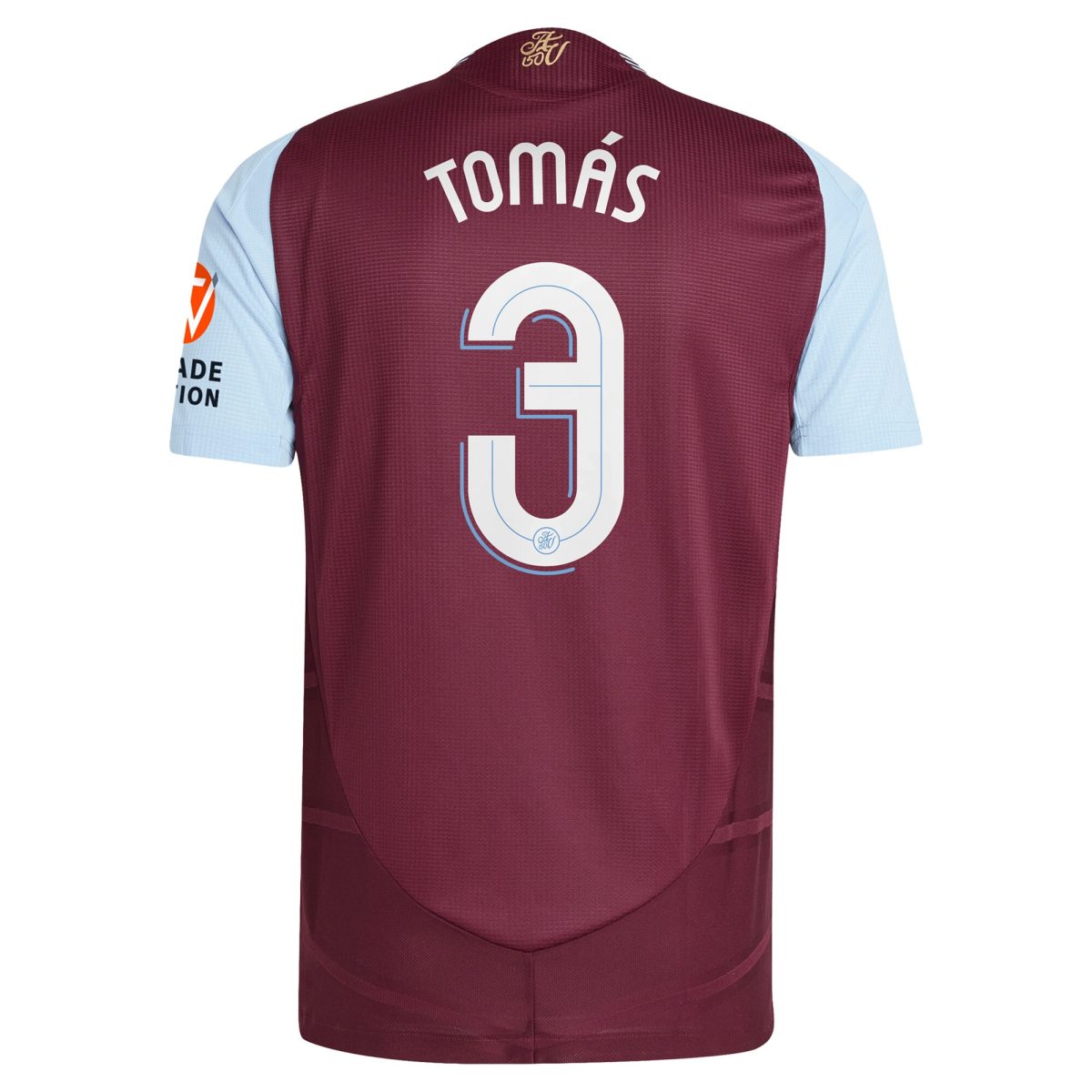 aston villa adidas home authentic shirt 2024-25 with tomás 3 cup printing Collection - Aston Villa Official Store