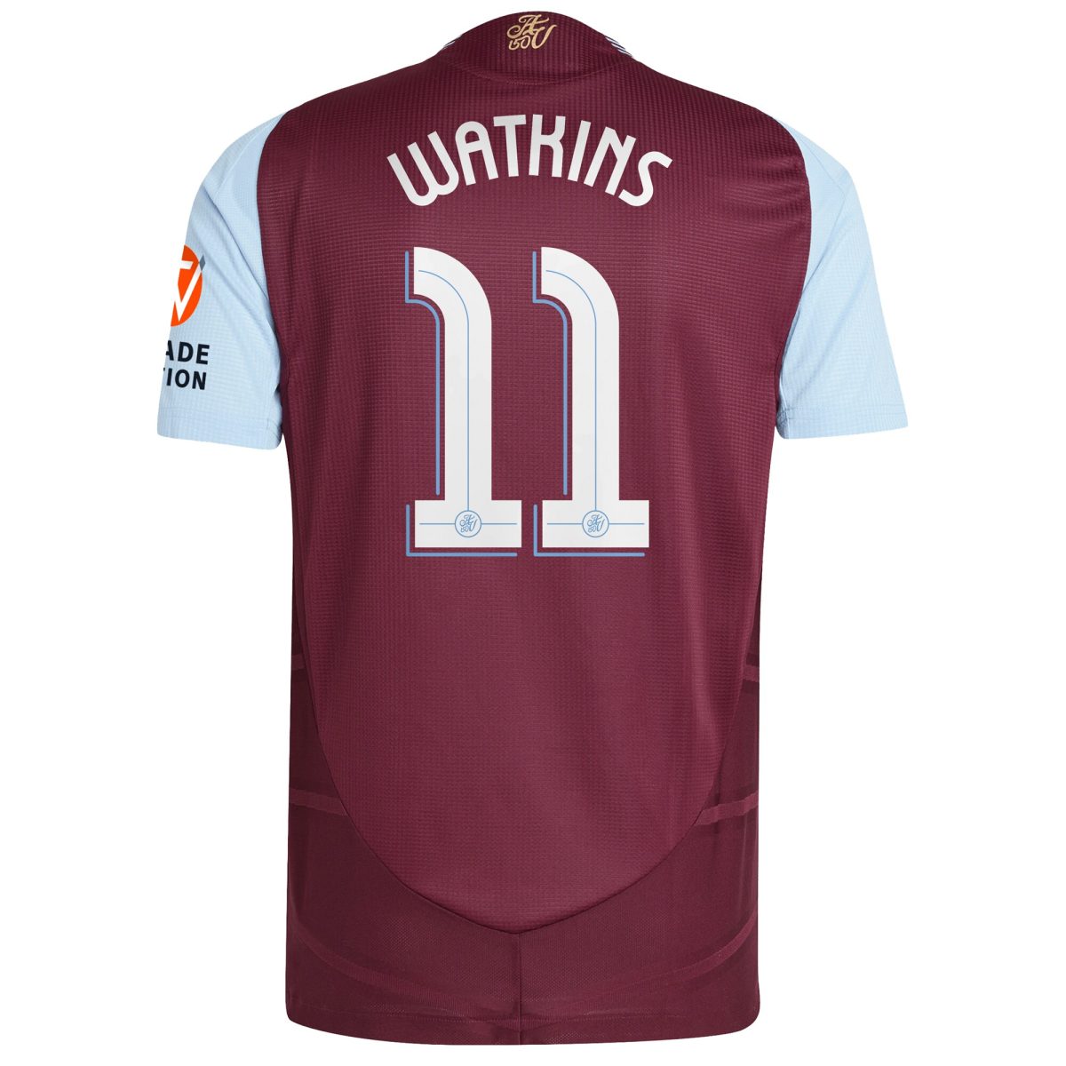 aston villa adidas home authentic shirt 2024-25 with watkins 11 cup printing Collection - Aston Villa Official Store